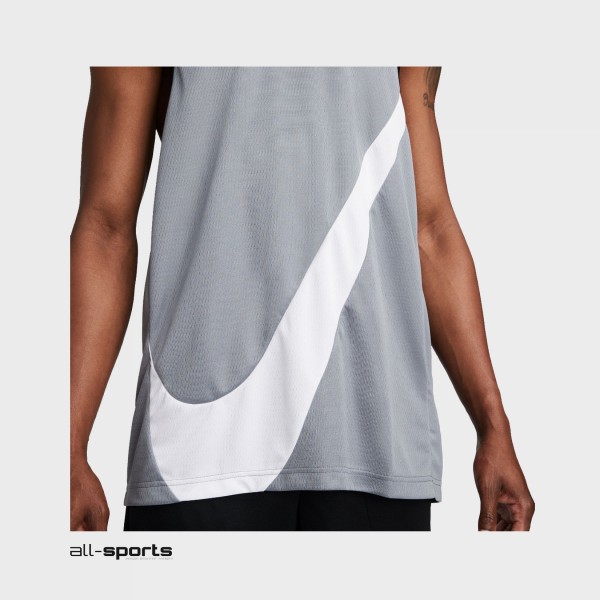 Nike Dri-FIT Crossover Jersy Ανδρικη Αμανικη Μπλουζα Γκρι