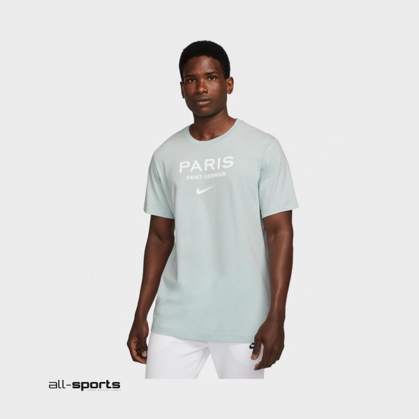 Nike Paris Saint-Germain Swoosh Ανδρικη Μπλουζα Γαλαζια