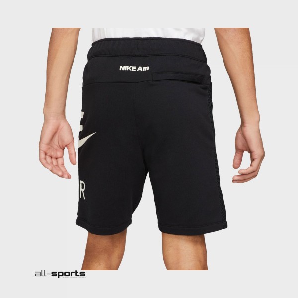 Nike Sportswear Air French Terry Ανδρικη Βερμουδα Μαυρη