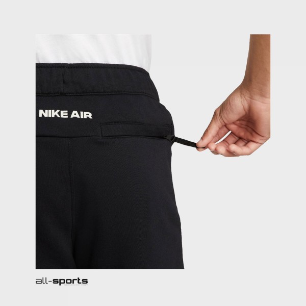 Nike Sportswear Air French Terry Ανδρικη Βερμουδα Μαυρη