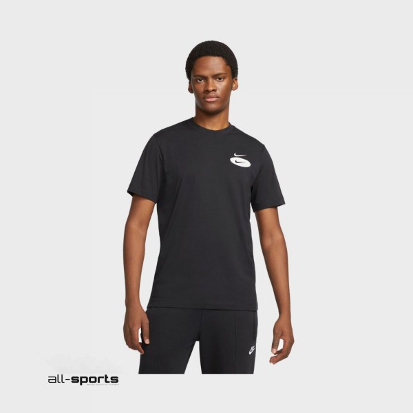 Nike Sportswear Swoosh League Ανδρικη Μπλουζα Μαυρη