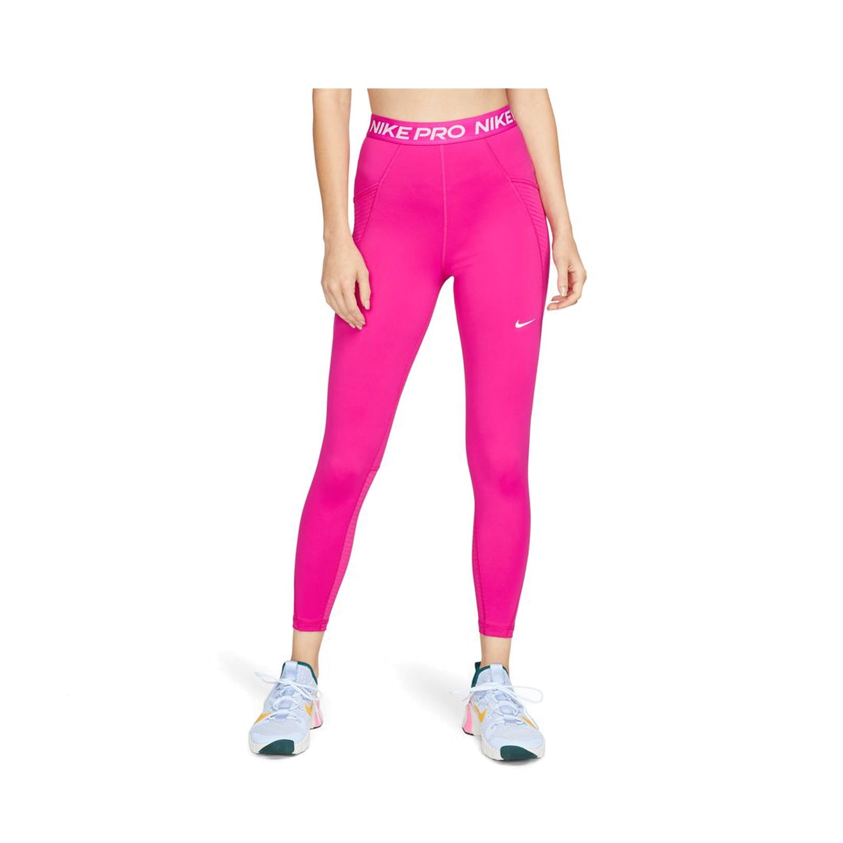 Nike Pro Dri-FIT Γυναικειο Κολαν Ροζ