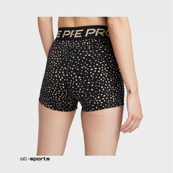Nike Pro Shorts Γυναικειο Σορτσακι Μαυρο - Πουα