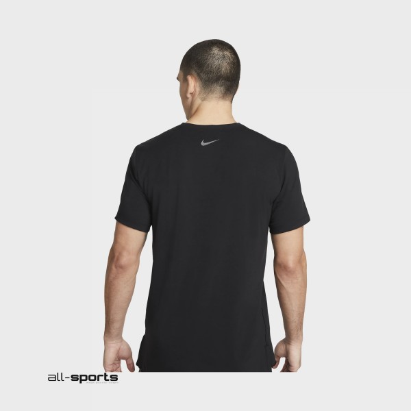 Nike Sportswear Yoga Dri Fit Ανδρικη Μπλουζα Μαυρη