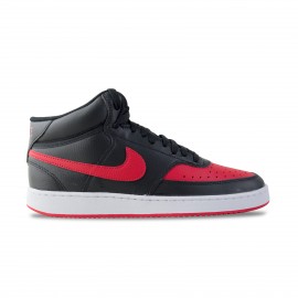 Nike Court Vision Mid Next Nature Unisex Παπουτσι Κοκκινο - Μαυρο