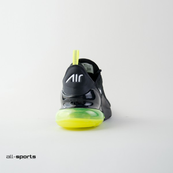 Nike Air Max 270 Ανδρικο Παπουτσι Μαυρο - Λαχανι