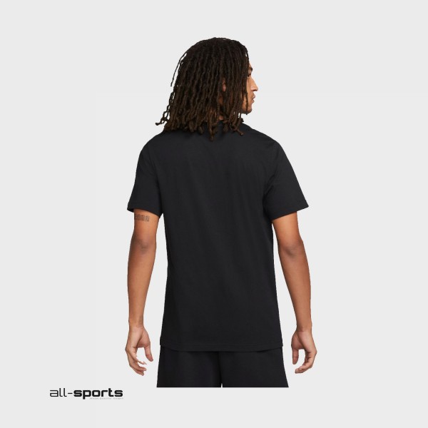 Nike Sportswear Hybrid SS Ανδρικη Μπλουζα Μαυρη