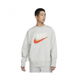 Nike Sportswear Crew Ανδρικη Μπλουζα Γκρι