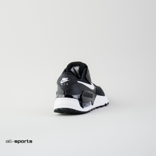 Nike Air Max SYSTM Παιδικο Παπουτσι Μαυρο - Λευκο