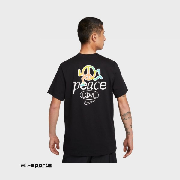 Nike Sportswear Peace Ανδρικη Μπλουζα Μαυρη