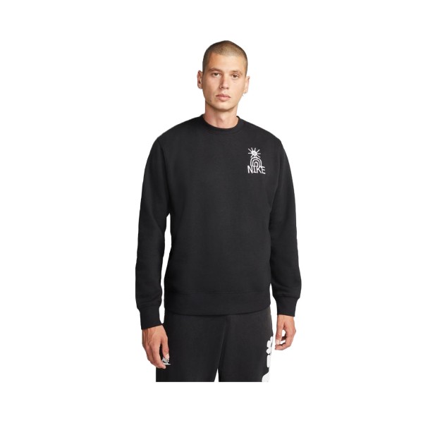 Nike HBR Have A Nice Day Crew Ανδρικο Φουτερ Μαυρο