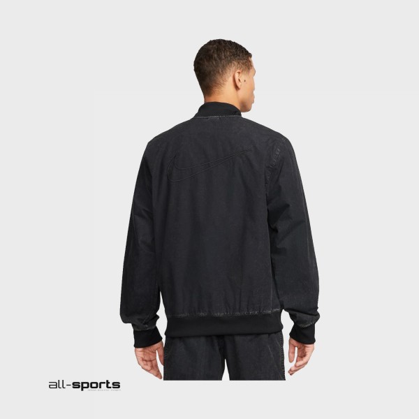 Nike Sportswear Club+ Woven Ανδρικο Jacket Μαυρο
