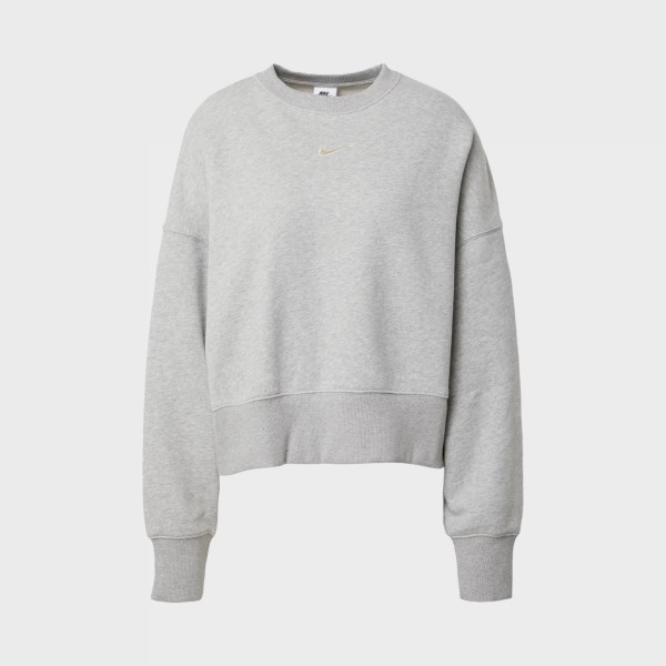 Nike Sportswear Phoenix Fleece Crew Neck Γυναικειο Φουτερ Γκρι