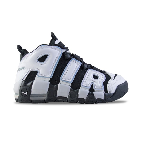 Nike UpTempo Air More 90s Era Εφηβικο Παπουτσι Λευκο - Μαυρο