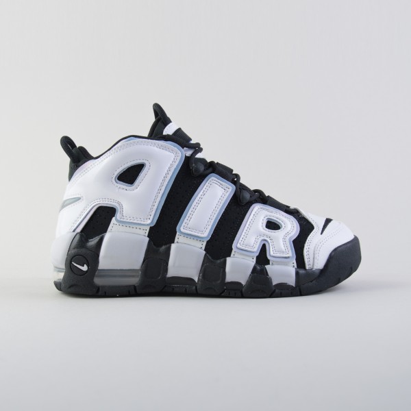 Nike UpTempo Air More 90s Era Εφηβικο Παπουτσι Λευκο - Μαυρο