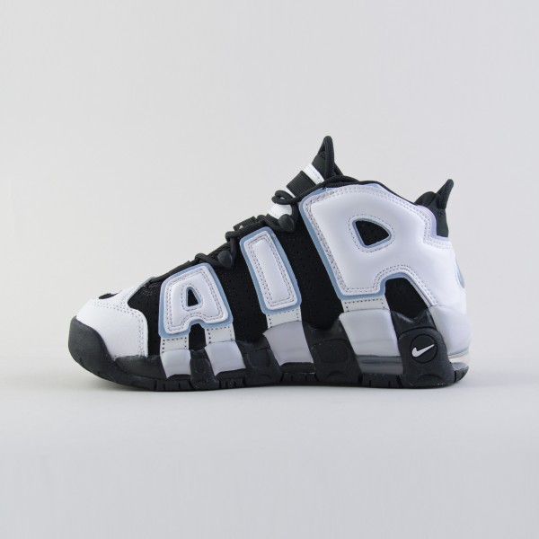 Nike UpTempo Air More 90s Era Εφηβικο Παπουτσι Λευκο - Μαυρο