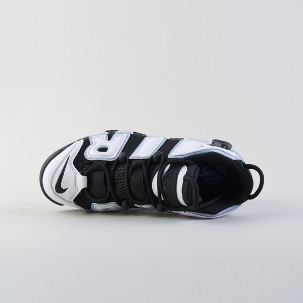 Nike UpTempo Air More 90s Era Εφηβικο Παπουτσι Λευκο - Μαυρο