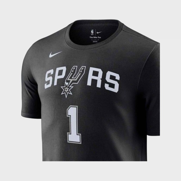 Nike Sportswear San Antonio Spurs One Logo Ανδρικη Μπλουζα Μαυρη
