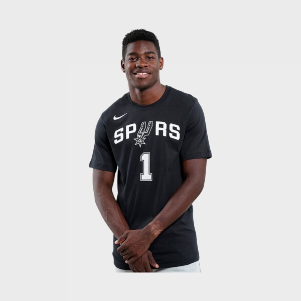 Nike Sportswear San Antonio Spurs One Logo Ανδρικη Μπλουζα Μαυρη