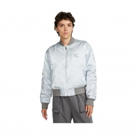 Nike Air Sportswear Bomber Γυναικειo Μπουφαν Γκρι