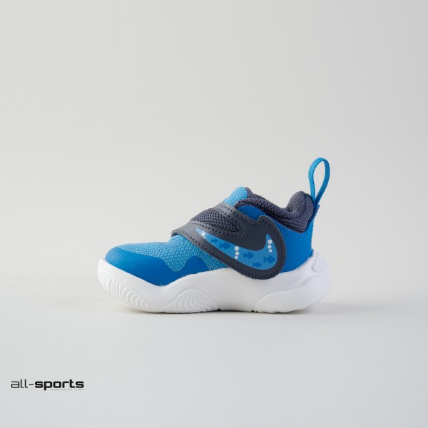 Nike Team Hustle D 11 Βρεφικό Παπουτσι Μπλε