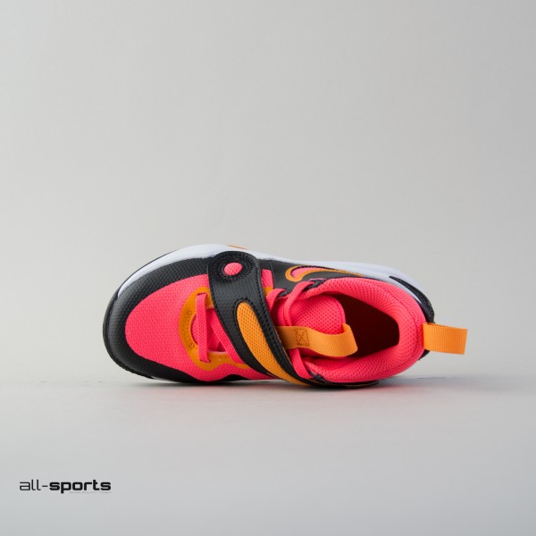 Nike Team Hustle D 11 Παιδικο Παπουτσι Μαυρο - Ροζ