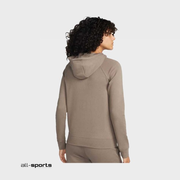 Nike Sportswear Essentials Fleece Γυναικεια Φουτερ Καφε