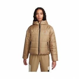 Nike Sportswear Therma Fit Repel Γυναικειo Μπουφαν Καφε