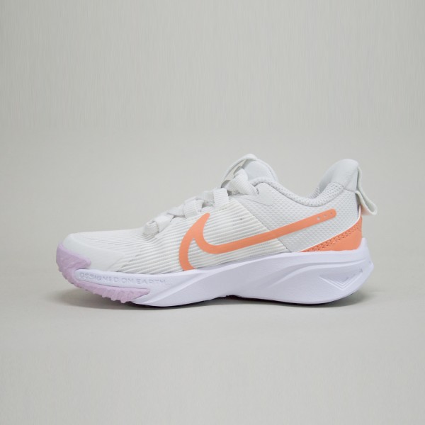 Nike Star Runner Easy On Running Εφηβικο Παπουτσι Ιβουαρ - Πορτοκαλι
