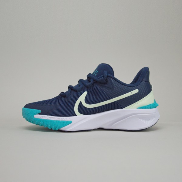 Nike Star Runner Easy On Running Εφηβικο Παπουτσι Μπλε - Κιτρινο