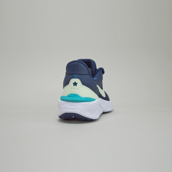 Nike Star Runner Easy On Running Εφηβικο Παπουτσι Μπλε - Κιτρινο