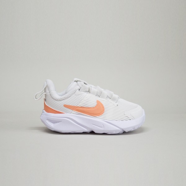 Nike Star Runner Easy On Running Βρεφικο Παπουτσι Λευκο - Πορτοκαλι