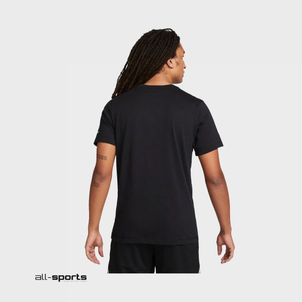 Nike Sportswear Dri Fit Giannis Ανδρικη Μπλουζα Μαυρη