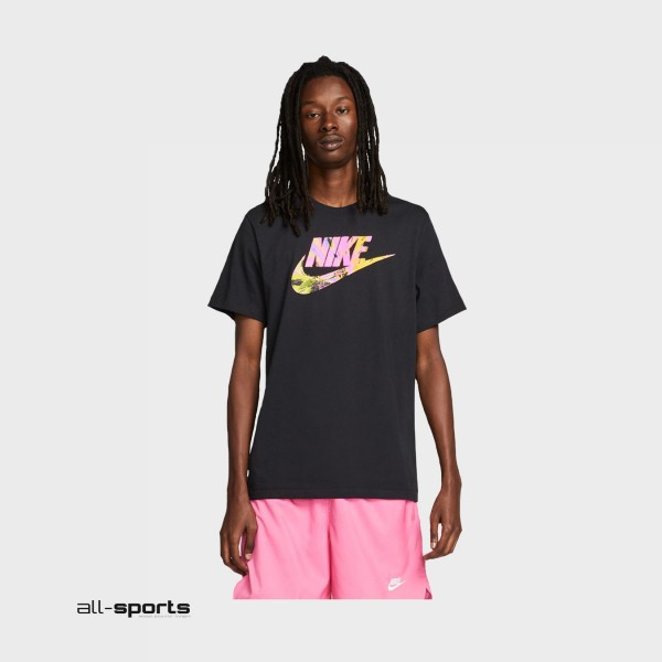 Nike Sportswear Futura Swoosh Ανδρικη Μπλουζα Μαυρη