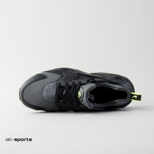 Nike Huarache Run Εφηβικο Παπουτσι Μαυρο - Γκρι