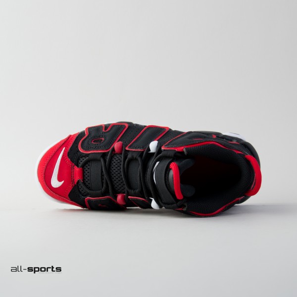 Nike Air More Uptempo Εφηβικο Παπουτσι Μαυρο - Κοκκινο