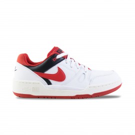 Nike Full Air Force Low Ανδρικο Παπουτσι Λευκο - Κοκκινο