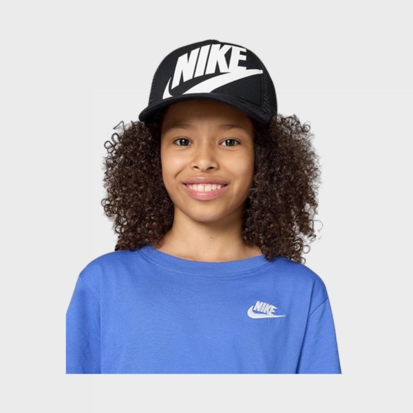 Nike Sportswear Dri Fit Rise Logo Unisex Εφηβικο Καπελο Μαυρο