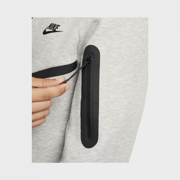 Nike Sportswear Tech Fleece Hooded Ανδρικη Ζακετα Γκρι