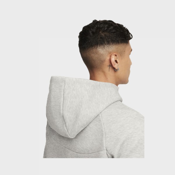 Nike Sportswear Tech Fleece Hooded Ανδρικη Ζακετα Γκρι