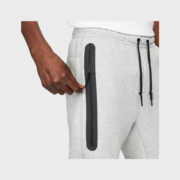 Nike Sportswear Tech Fleece Ανδρικο Παντελονι Φορμας Γκρι