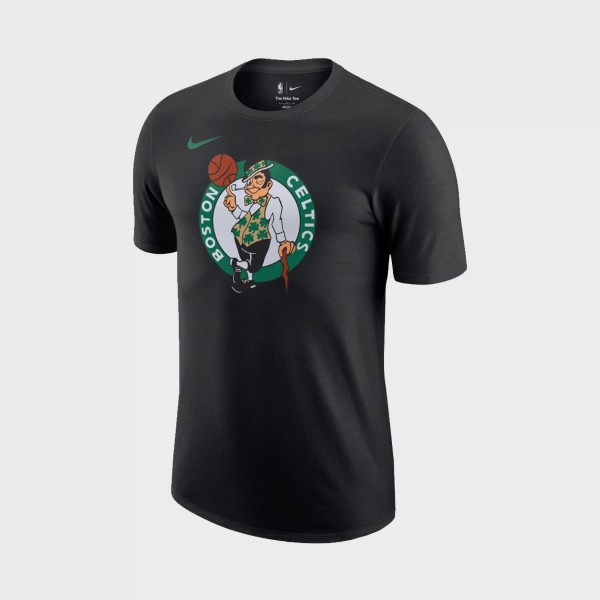 Nike NBA Boston Celtics Essentials Logo Ανδρικη Μπλουζα Μαυρη