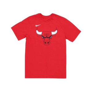 Nike NBA Chicago Bulls Essentials Logo Ανδρικη Μπλουζα Κοκκινη