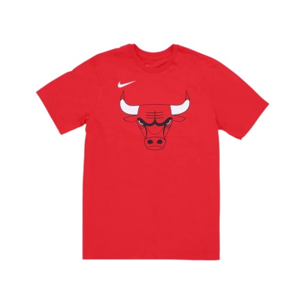 Nike NBA Chicago Bulls Essentials Logo Ανδρικη Μπλουζα Κοκκινη