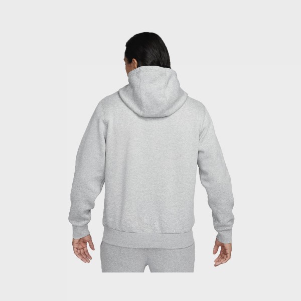 Nike Sportswear Club Fleece Hooded Pullover Ανδρικη Φουτερ Γκρι