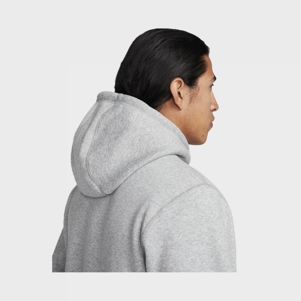 Nike Sportswear Club Fleece Hooded Pullover Ανδρικη Φουτερ Γκρι