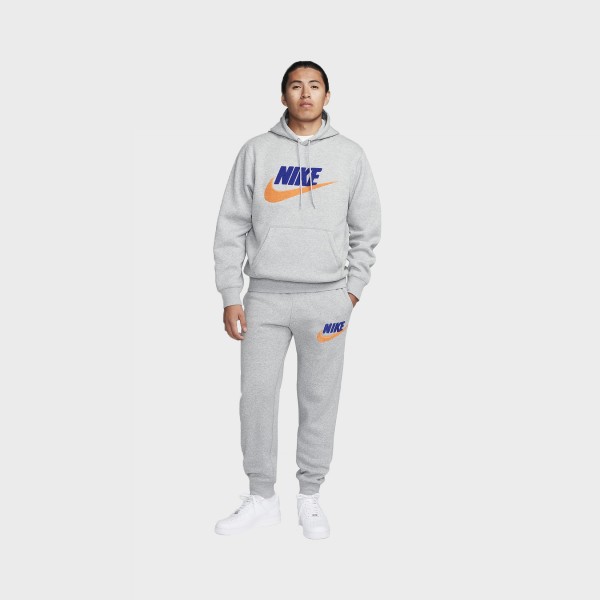 Nike Sportswear Club Fleece Hooded Pullover Ανδρικη Φουτερ Γκρι