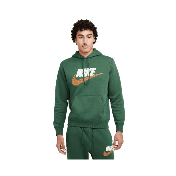 Nike Sportswear Club Fleece Hooded Pullover Ανδρικo Φουτερ Πρασινο