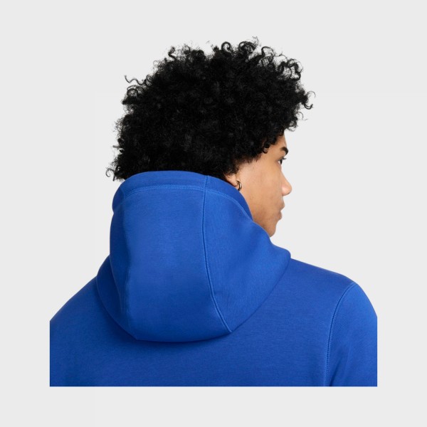 Nike Sportswear Club Fleece Hooded Pullover Ανδρικη Φουτερ Μπλε