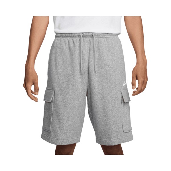 Nike Sportswear Club Fleece Cargo Look Ανδρικη Βερμουδα Γκρι